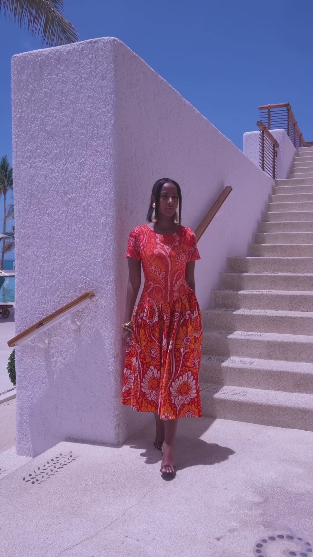 NALIA MIDI DRESS