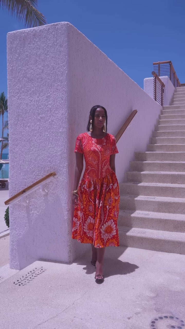 NALIA MIDI DRESS
