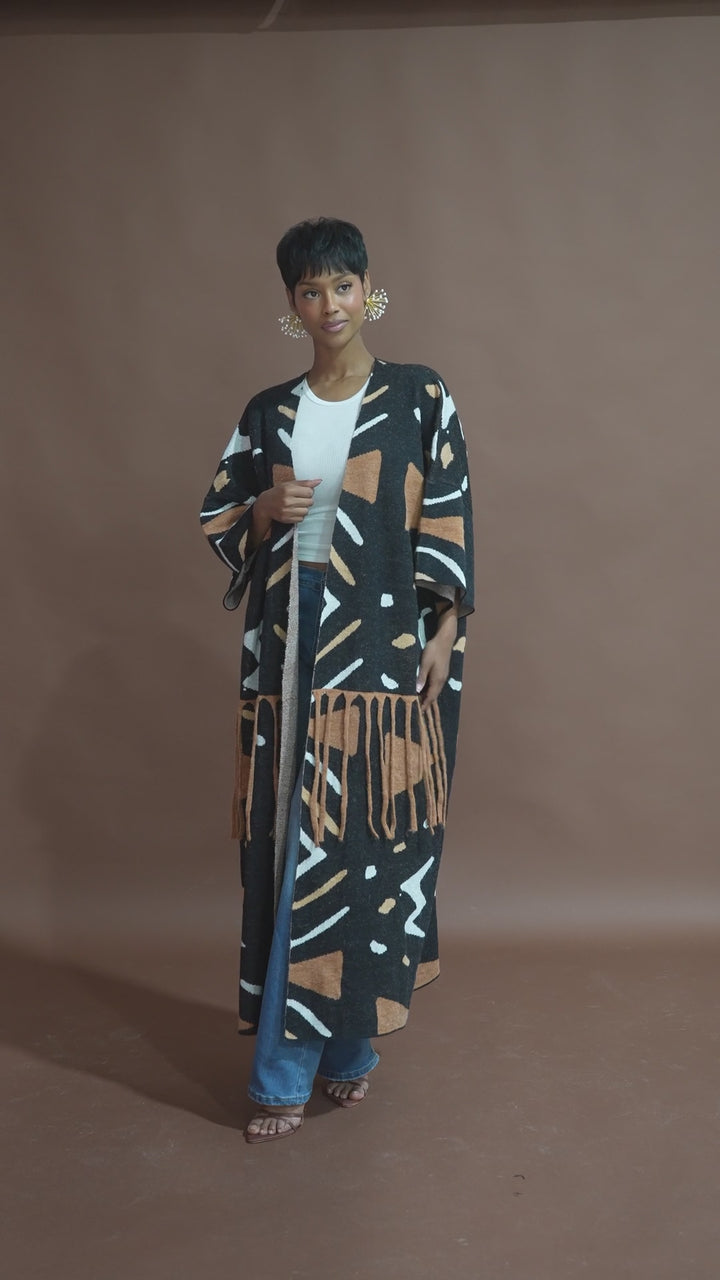 TERA KNIT KIMONO