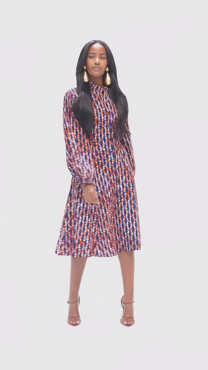 KEMI ANKARA MIDI DRESS